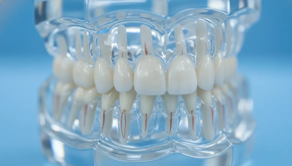 Detaliu maxilar cu rădăcini dentare și sinus maxilar