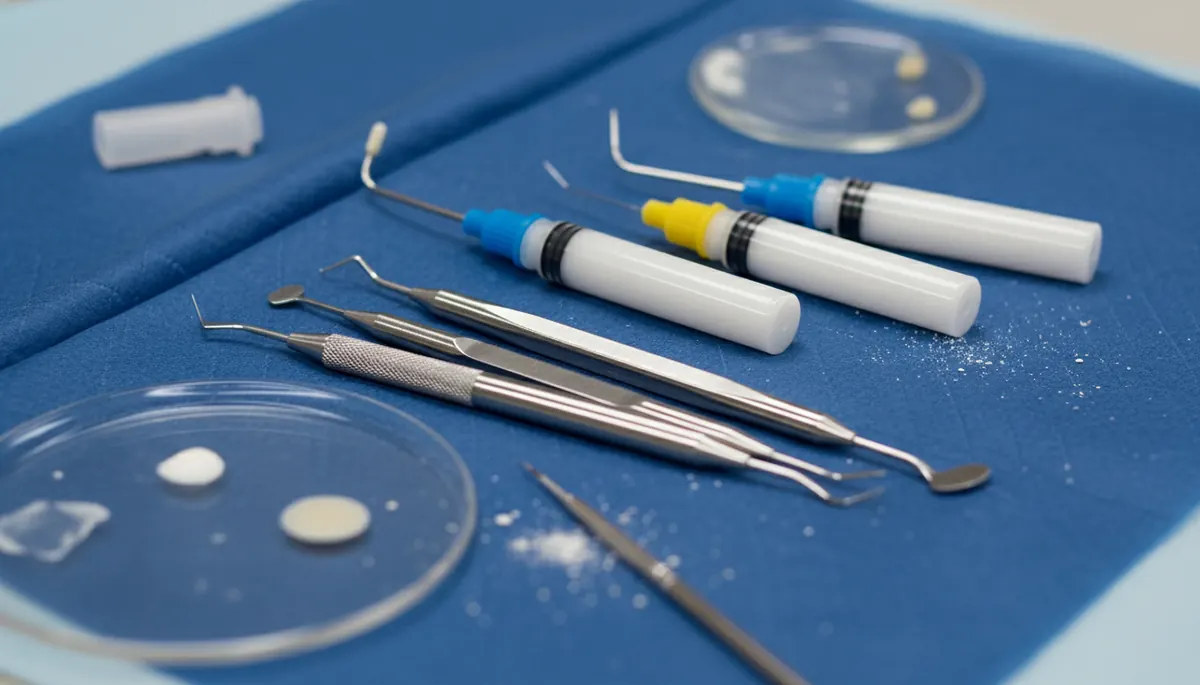 Detaliu clinic relevant pentru fizionomia fetei la cabinet stomatologic