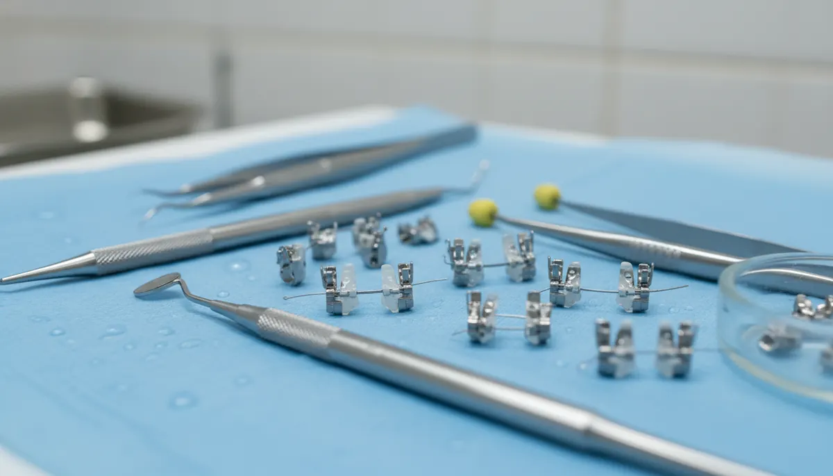 Detaliu clinic relevant pentru gutiere de contentie la cabinet stomatologic