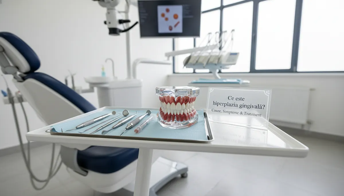 Tesut gingival marit in hiperplazie gingivala medicamentoasa - aspect clinic