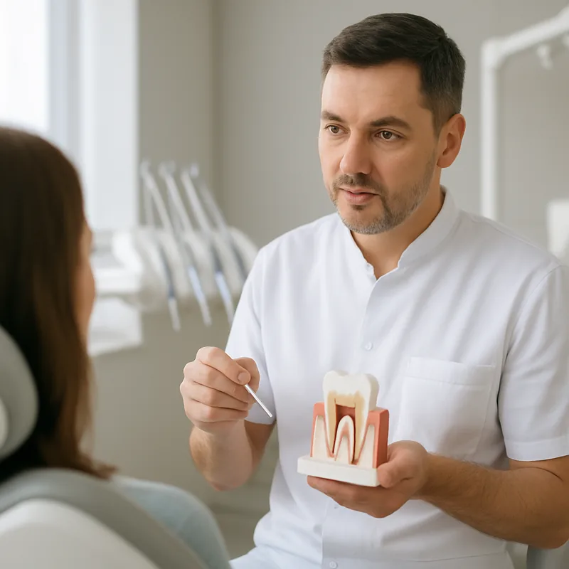 Dr. Octavian Alexandru, medic stomatolog MD Dental Pitești, explică etapele unei obturații