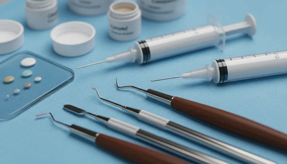 Detaliu clinic relevant pentru proteza partiala la cabinet stomatologic
