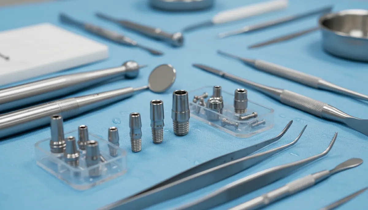 Detaliu clinic relevant pentru se poate pune implant imediat dupa extractie la cabinet stomatologic