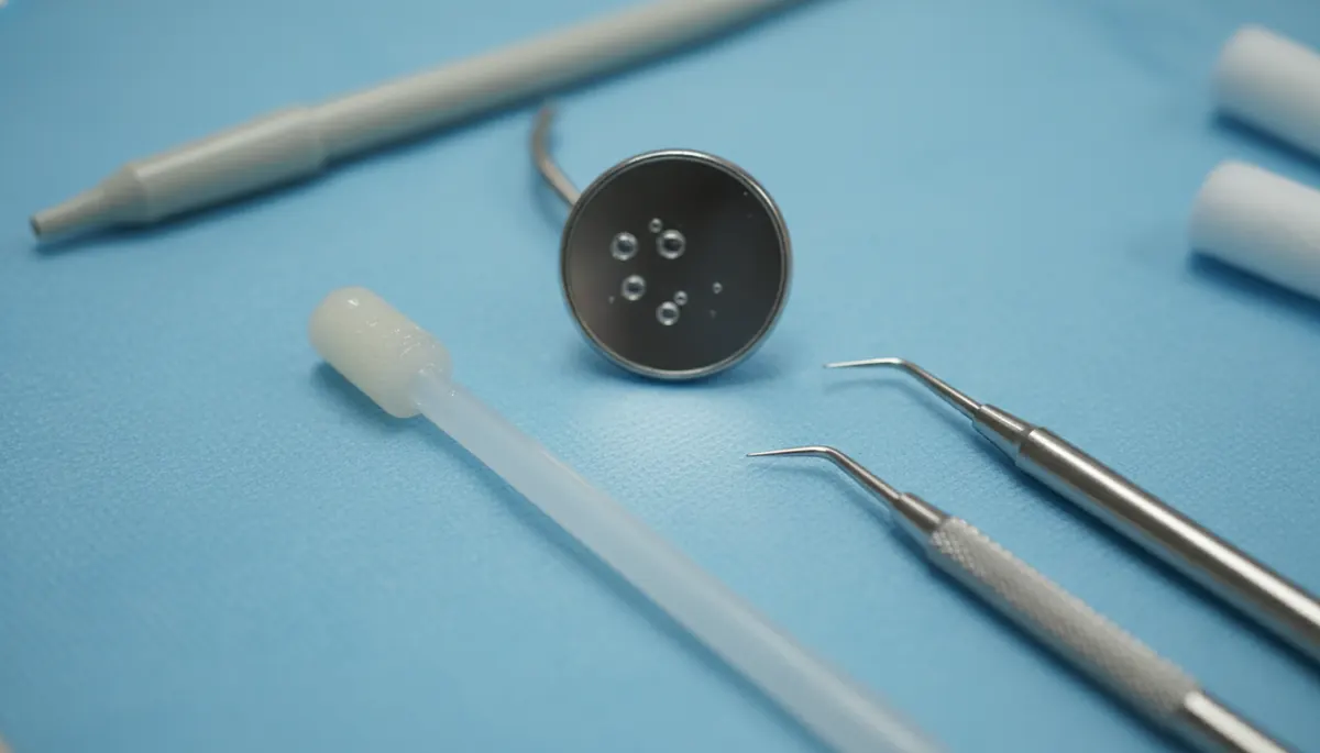 Detaliu clinic relevant pentru tratament parodontoza pret la cabinet stomatologic