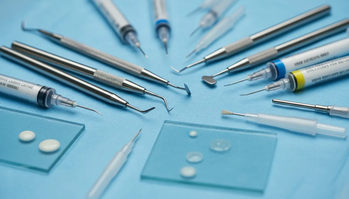 Detaliu clinic relevant pentru zirconiu sau ceramica la cabinet stomatologic